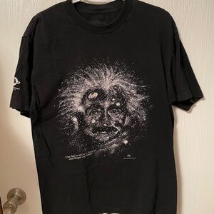Vintage Albert Einstein 1993 Galaxy T-Shirt Glow In The Dark SZ L